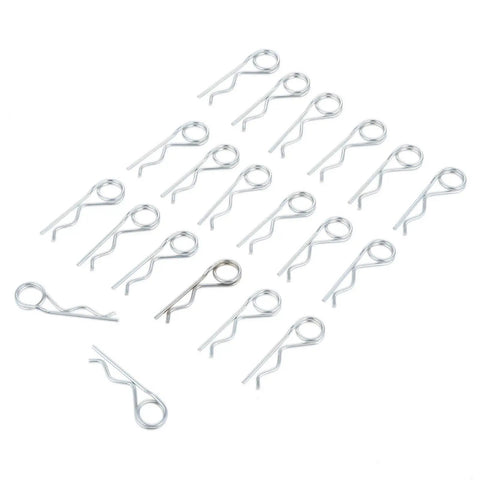 Image of Beefed Up Heavy Duty Steel Double Coil R Clip Hair Pins Set For Trailers Trucks Boats Strollers And Cargo Gear Retaining Cotter Pins Universal 20 Pcs Pack Easy Install And Removal