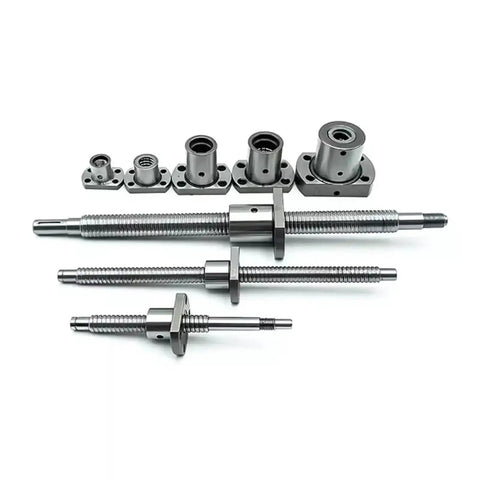 Pro Grade Miniature Ball Screw Kit With SFK0802 SFK1002 6mm 8mm 10mm Lead Screws And Ball Nut 100mm 150mm 200mm Length Anti Backlash Nut