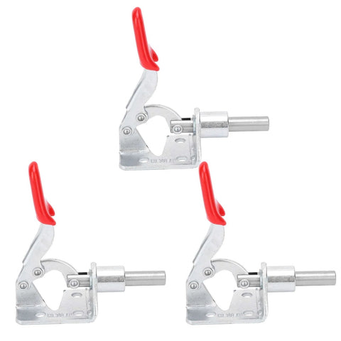 Grab And Go Quick Release Clamp Set For Woodworking Tables And Saw Benches, 190 Degree Manual Toggle Fixture, vertical view