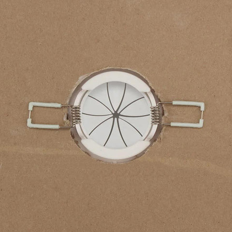 Construct Pro Speedy’Z Spring-Lock 2 inch cable pass-through port, white, pair, installed in round hole