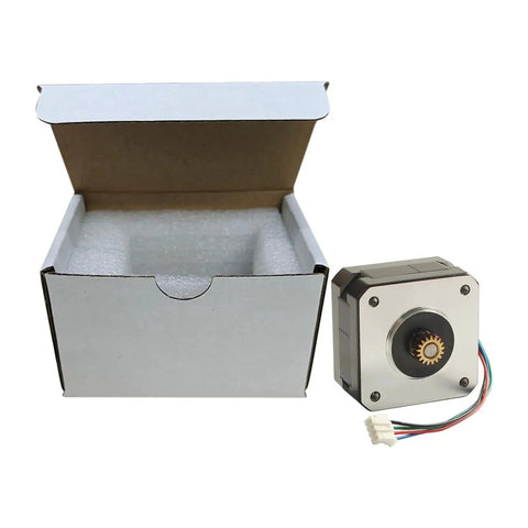 Neptune3 Pro E Axis Drop In Extruder Motor Replacement For Neptune3 Pro And Neptune3 Plus Hotend next to open packaging