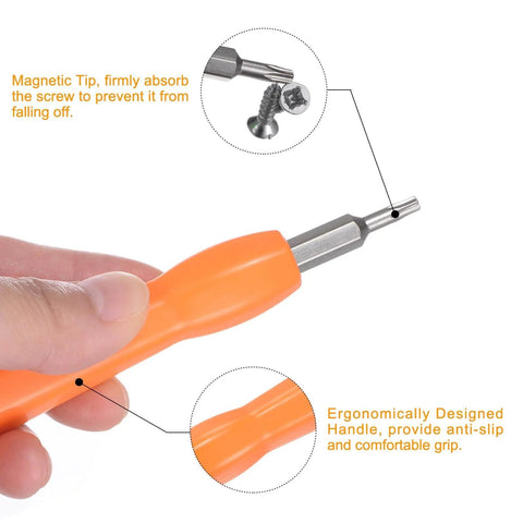 44Piece Ring Doorbell Screwdriver Replacement Kit Must Have With Double Ended Magnetic Bits T6 T15 Phillips Slotted