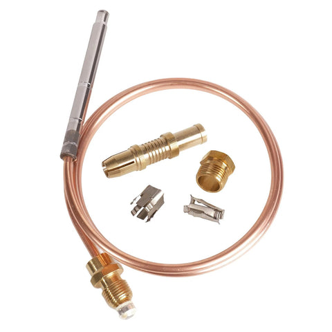 Thermocouple kit for Robertshaw thermostat pilot burner; 36-inch copper tube with brass fittings