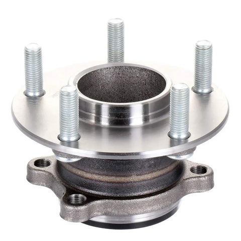 Plug-And-Play Rear Wheel Bearing And Hub Assembly For 2014-2016 Mazda 3 And Mazda 3 Sport With 5 Lugs And ABS, Exact Fit, Pre-Greased And Pre-Sealed, Direct Replacement For Reliable Performance And Easy Install view