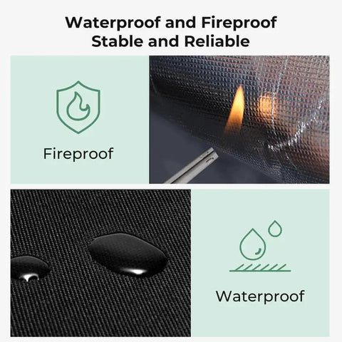 Fireproof And Dustproof Protective Enclosure For Laser Engravers With 4000 RPM Exhaust Fan Pro Grade Observation Window 720x720x400mm material showing fire and water resistance