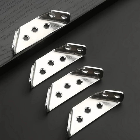 10 Pieces Triangle Bracket Furniture Support Thickened Universal Corner Connector for heavy duty shelving