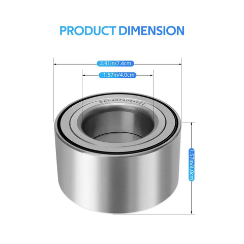 Heavy Duty Rear Wheel Bearings For Polaris ATVs And UTVs 40X74X40 Set Fits Sportsman Ranger RZR ACE Models With dimensions
