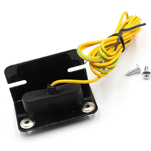 ESD Wrist Strap Grounding Kit with 5.74 ft terminal cable and anti static socket connector, shown with screws, anodized aluminum construction