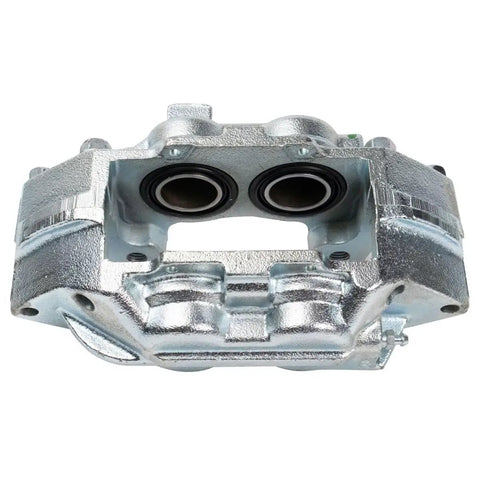 ZZfelixH brake caliper set, rear left and rear right for Chevy/GMC Sierra 2500HD/3500HD, silver metal