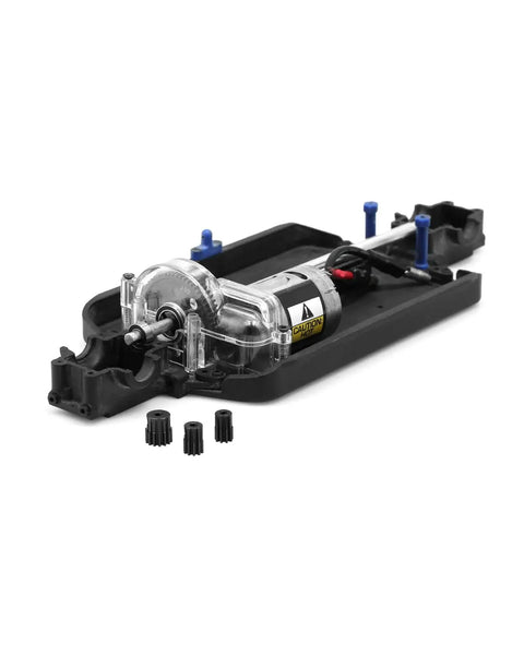 Tough As Nails Hardened Steel Pinion Gear For 1 18th Scale RC Cars 48DP 14T 2.0mm Bore installed in Traxxas LaTrax chassis