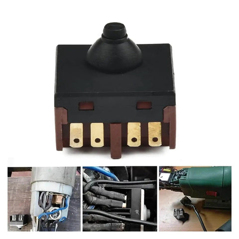 Push Button Switch For Angle Grinder And 4 Inch Polisher Replacement Power Tool Part Heavy Duty One Color Accessory