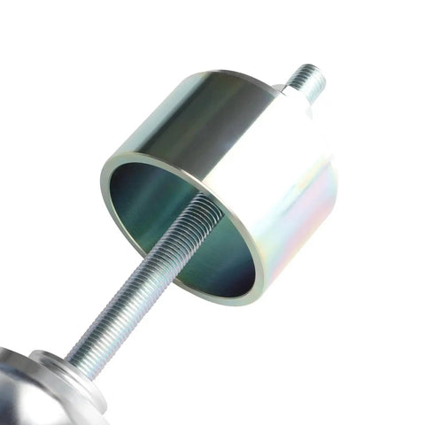 Close-up of UTV Wheel Bearing Removal Tool Kit 40 And 44 Mm for Polaris, showing threaded rod and cylindrical component.