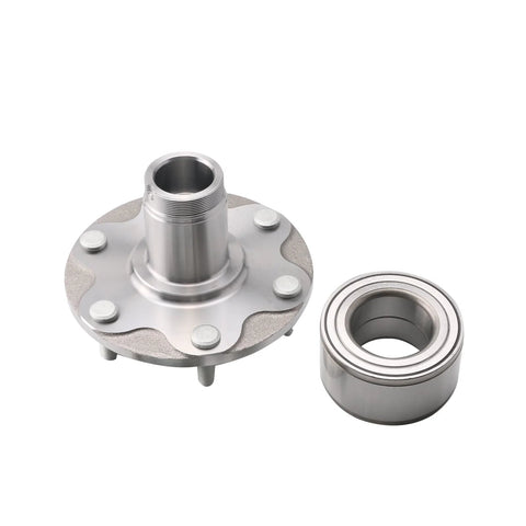 Front Wheel Hub Bearing Compatible With Toyota 4Runner Sequoia Tundra And Tacoma 2WD Only 1996 To 2007 Easy Install Replacement