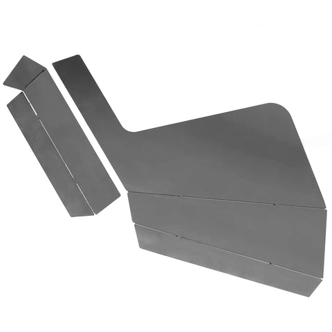 DIY Front Bumper Bare Metal Kit For 1984-2001 Jeep Cherokee XJ Winch Mount Plate, flat steel pieces for assembly and welding