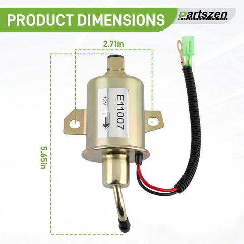 Must Have Fuel Pump And Filter Tune Up Kit For Onan Cummins 4000 4KW Microlite MicroQuiet Generators, fuel pump dimensions