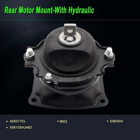Rear motor mount with hydraulic for Engine Motor Mount Set For 2011 Through 2016 Odyssey 3.5L Touring Elite Replacement