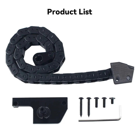 Drag Chain Replacement Kit For FlashForge Adventurer AD5X Open Type Plastic Wire Carrier with screws and mounting part for 3D Printers