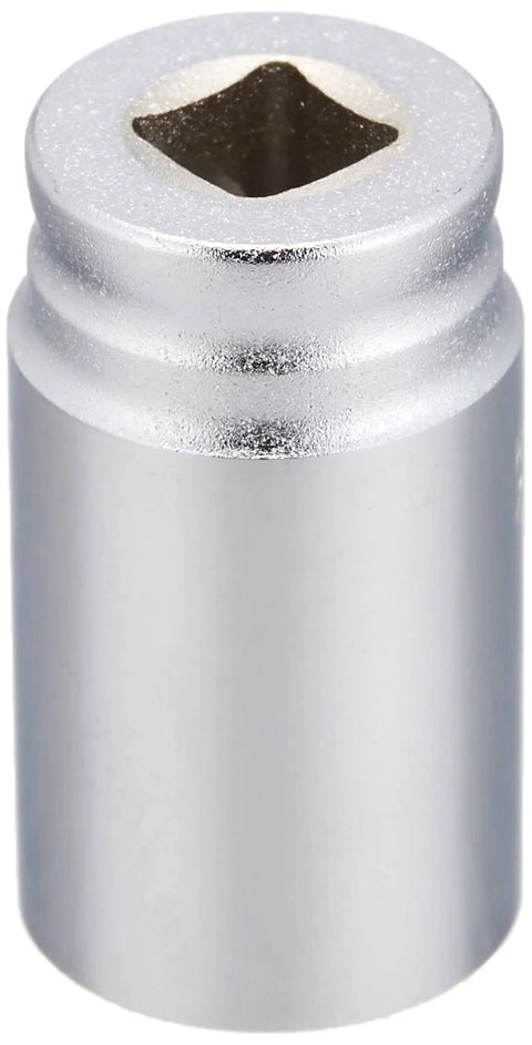 Hex Semi Deep Socket One Quarter Inch Drive, 13 Mm Insert, 0.5 Inch Hex, Z EAL Construction, Chrome Molybdenum Steel, 1.2 Inch Overall Length