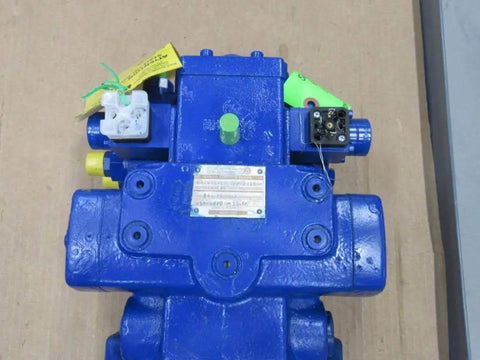 Rexroth Bosch AA4V71EL2 Axial Piston Pump PN AA4V71EL2CR202010S043A489 with two wire connectors and three blades