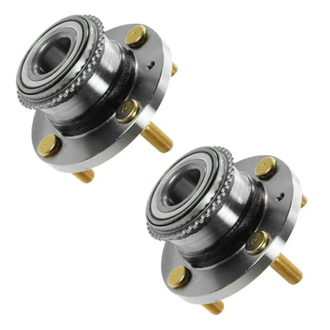 4 Pack Wheel Hub And Bearing Assembly For Mitsubishi Lancer 2.0L 2002-2007 With ABS Sensor Lugs Rear Left And Right Driver And Passenger