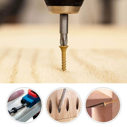 Pro Grade Pocket Hole Jig Kit With 15 Degree Dowel Drill Set And 6mm 8mm 10mm Drive Adapters For Woodworking Angled Hole Locator