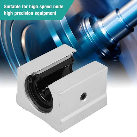 Open Linear Bearing Block SBR16UU 16mm Aluminum Open Linear Motion Ball Bearing Slide Bushing Block Rail Shaft Support