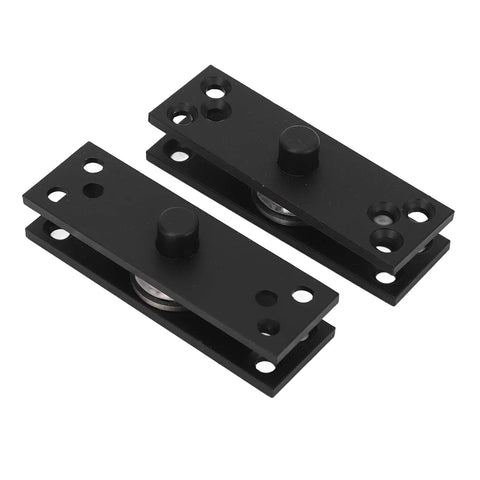 Heavy Duty Hidden Door Hinge Set 360 Degree Coaxial Pivot For Wood Aluminum And Glass Doors Stainless Steel 220 Lbs Load