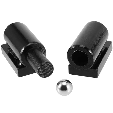 Heavy Duty Barrel Gate Hinge Set 3 Pairs 5 Inch Weld On Ball Bearing Hinges For Swing Gates And Trailer Ramps 450 Lbs Capacity Durable Iron Construction Easy Install Industrial Grade