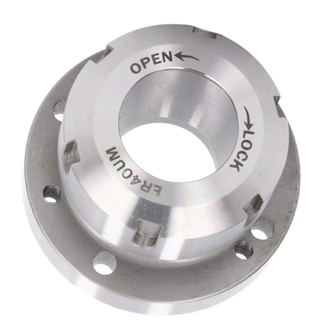 ER40 Collet Lathe Chuck Carbon Steel Heavy Duty Compact Replacement 80 mm Diameter For CNC Milling Machines Back Plate Mount Ready