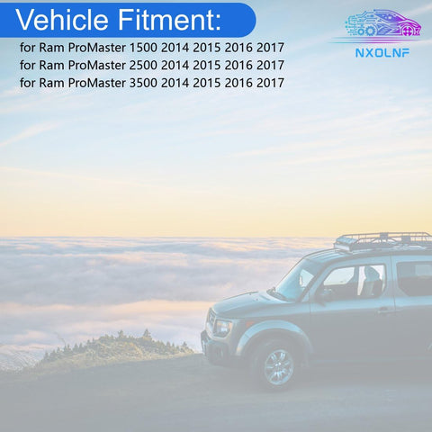 Rear Wheel Bearing And Hub Assembly 2 Pack For Ram ProMaster 1500 2500 3.0L 3.6L 2014 2015 2016 2017 compatibility details