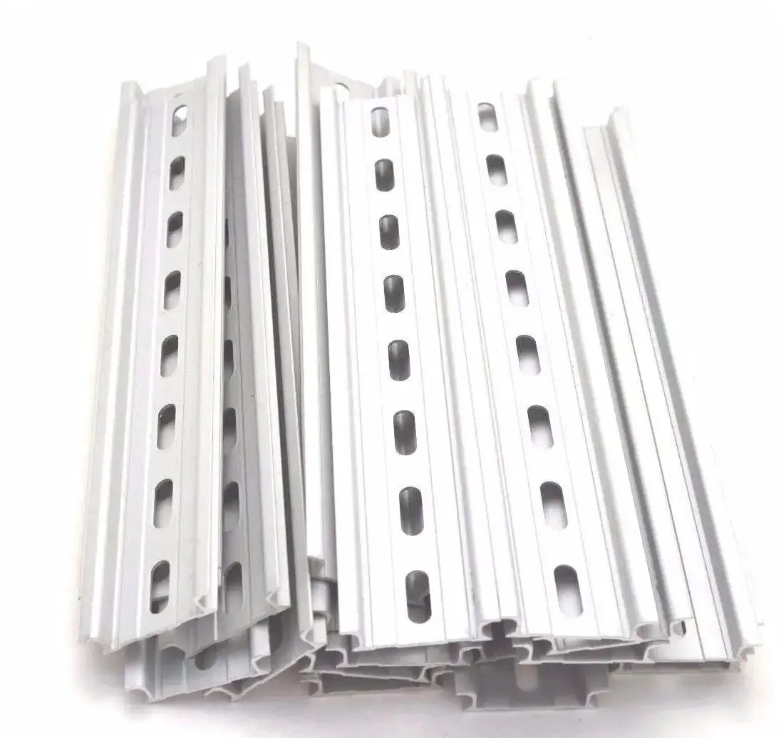 20 Rails 20 Pieces DIN Rail Slotted Aluminum Mounting Rails RoH...
