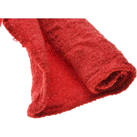 Close-up of 60 Pack 14 By 14 Inch Heavy Duty Shop Towels Red Virgin Cotton Absorbent Reusable Washable Wipes For Oil Grease Water And Chemicals Will Not Scratch Delicate Surfaces
