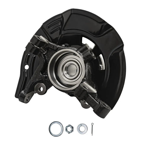 Front Steering Knuckles And Wheel Hub Bearings Kit For 2011 Hyundai Sonata 2.4L With Sport Suspension FWD Replacement