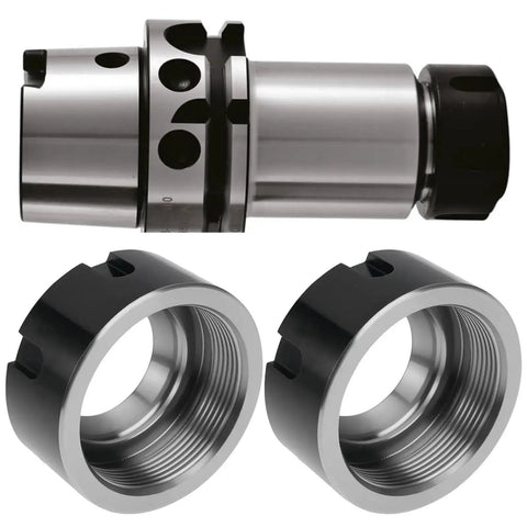2 Pack ER32 Collet Clamping Nuts With M40x1.5 Thread For CNC Milling And Lathe Tool Holders, 49.5mm Body Diameter