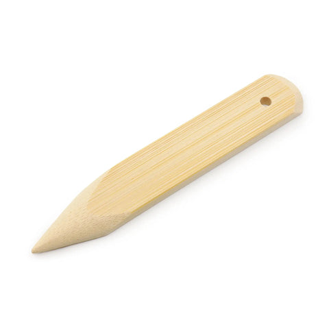Bamboo Point Turner And Presser Tool For Quilting And Sewing, Turns Points On Wearables And Appliques, Presses Seams For Hand Or Machine Piecing, Round End For Crease Marking, Pointed End Guides Stitching, Three Quarters Inch By Five Inch, Dritz 3150.