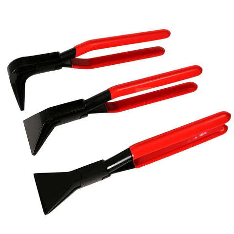 3 Piece Hand Seamers Sheet Metal Tools With Straight Jaw 45 Degree Jaw and 90 Degree Jaw for Pro Grade Metal Bending Pliers Set