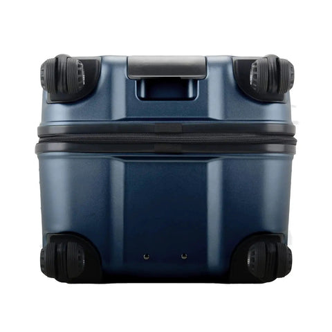 Ultimax II 26 Inch Medium Trunk Spinner Luggage With Tie Down Straps Matte Navy Durable Polycarbonate Hardshell TSA Approved Lock