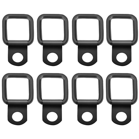 Hardtop Quick Removal Thumb Screws With Nut Washer And Tie Down D Rings For Jeep Wrangler JK YJ TJ JKU Black No Tools Needed Top Takeoff