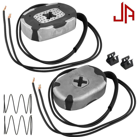 JADODE 12in electric trailer brake magnet kit with two magnets, wiring and mounting brackets for 7,000 lb axles