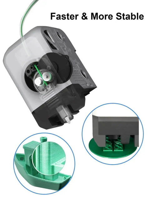 Hotend Kit With Fan For P1P And P1S 3D Printer Series, showing integrated nozzle design, thermistor, ceramic heater, and fan