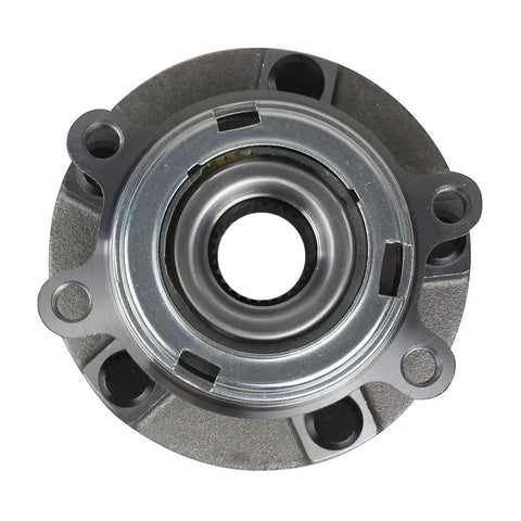 Front Wheel Bearing And Hub Assembly 2 Pack For Nissan Altima 2007 2008 2009 2010 2011 2012 2.5L 5 Lug With ABS OE Style Replacement Bolt On Fit Durable Hub And Bearing Set, top view