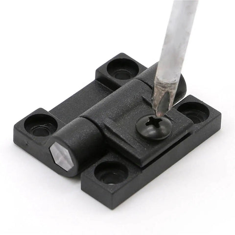 Adjustable Black Plastic Friction Positioning Torque Gate Hinge XK511 2B 1 Piece For Doors And Gates Smooth Self Closing Action