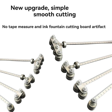 3mm Stainless Steel Positioning Jig And Cutting Guide For Precision Woodworking Metalworking And Polystyrene Projects With Accurate Measuring And Straight Cuts Built To Last And Rock Solid on white background