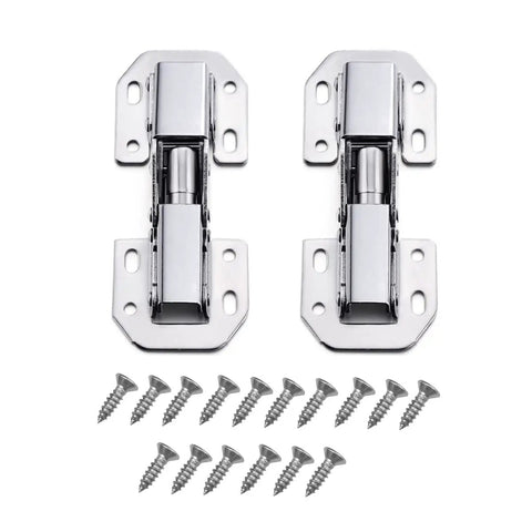 Concealed Kitchen Cabinet Door Hinges Pack of 2, Soft Close 90 Degree with 28mm Cup, Fits 14-18mm Cabinets, Includes 8 Screws