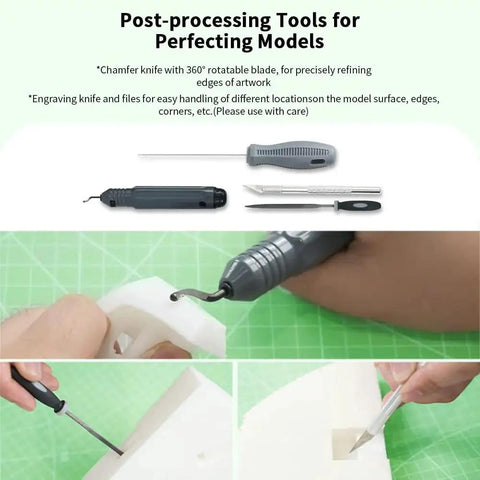 All In One 3D Printer Tool Kit 74 Piece Pro Grade Maintenance Set With Deburring Tool Nozzle Cleaner and assembly tools