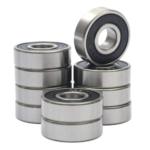 10 Pack 6201 Rubber Sealed Ball Bearings 2RS Half Inch Bore 32x10x12.7mm Durable Steel Construction for Furnace Fan Motors