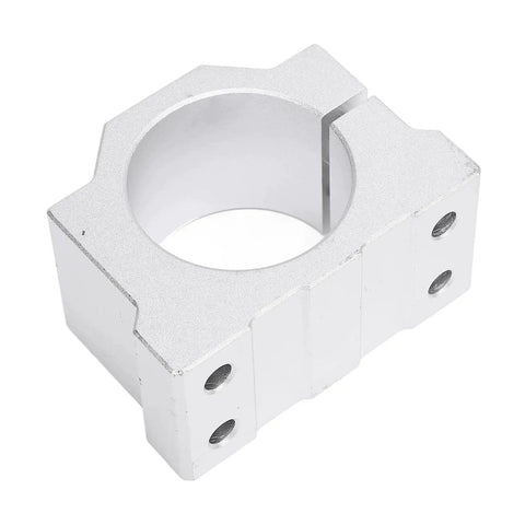 45Mm Aluminum Spindle Clamp Motor Bracket For CNC Routers And Machines With Screws Includes One Clamp And Four Mounting Screws Durable Aluminum Alloy Mounting Holder For Reliable Motor Support On CNC Machines.