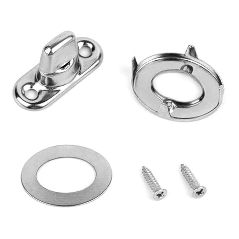 Stainless steel twist-lock fasteners set, 20 pieces, for canvas and marine use; includes eyelets and studs; Amazon