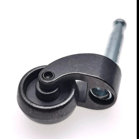 Swivel Stem Ball Caster Wheel Set For Furniture, 1 Inch Ball, Heavy Duty Zinc Alloy Castors With Socket Mount, Vintage Black Finish by LUXUFUL