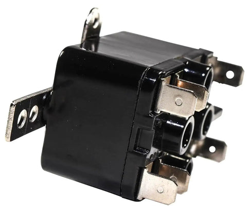 Beefy Enclosed General Purpose Fan Relay Replacement For Emerson 90-380 24V Coil Normally Open Or Closed Type 184 HVAC component close-up view